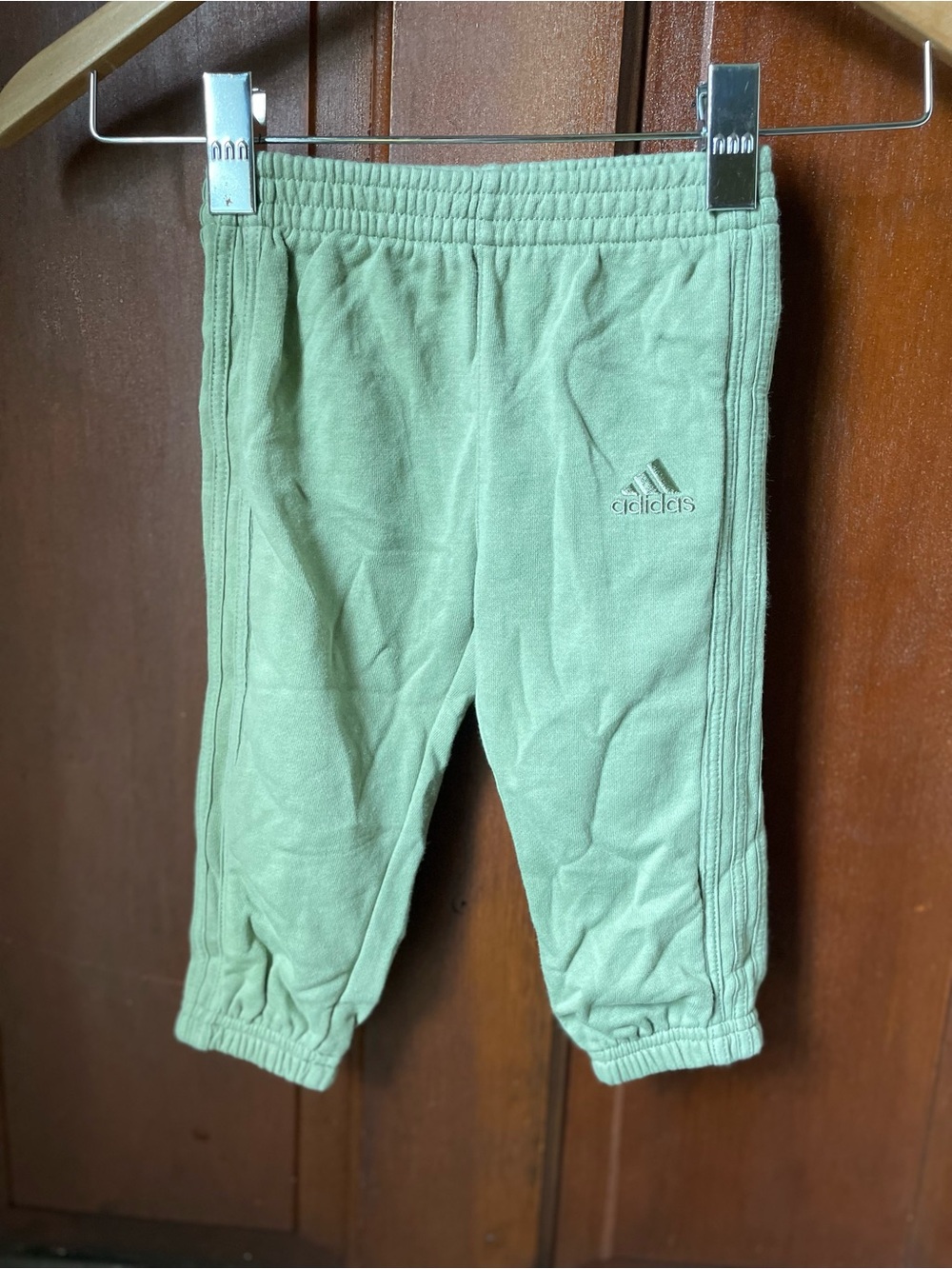 adidas boys 12 month green pants